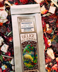 Délice des Vergers – Infusion Framboise Hibiscus 100g | Thé des Maitre