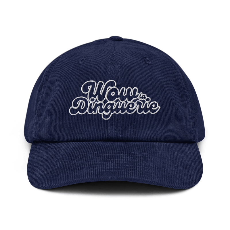 Casquette « Wow La Dinguerie » Bleu Nuit - Maison Maitre